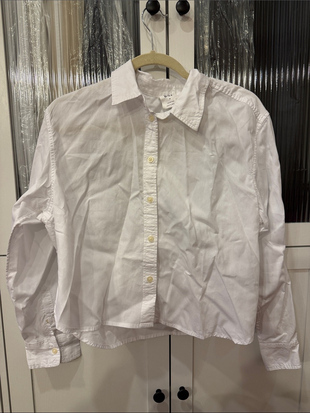 GAP White Casual Button-Down Shirt